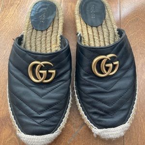 Gucci GG espadrilles size 6 fits 5 or 5.5